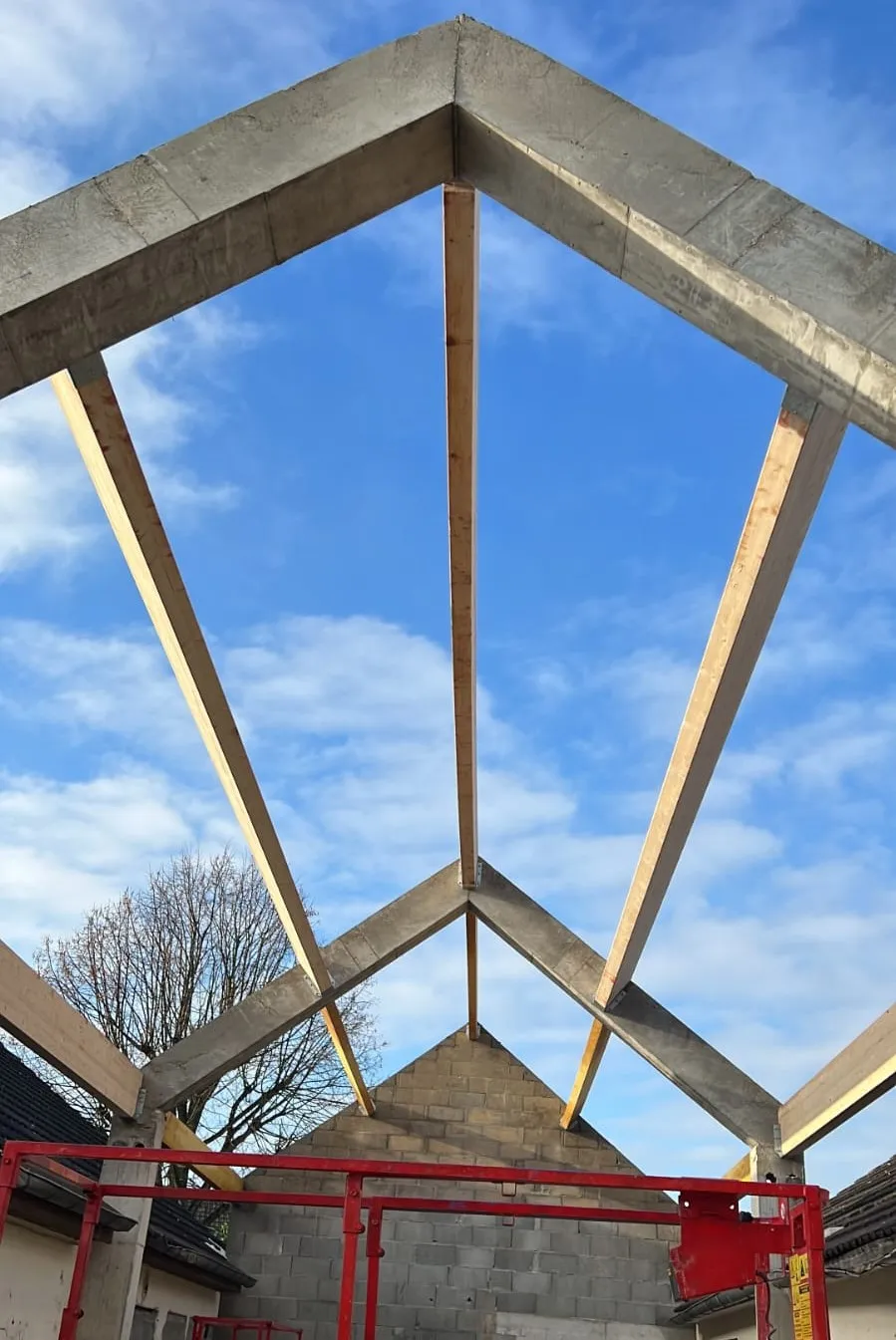 Chantier de construction ERB TP — génie civil